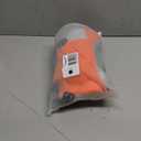 SUNFURA Dog Jacket, Large Dog Coat with Harness Built in, Warm Pet Winter Jacket Zippered Snow Coat with Furry Collar, Waterproof Fleece Snowsuit for French Bulldog, Orange L