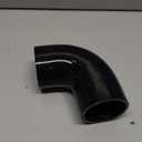 X AUTOHAUX 70mm 2.75" ID 90 Degree Elbow Silicone Reducer Hose Silicone Hose Coupler Intercooler Tube Black for Car Intercooler Intake Piping