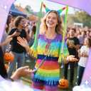 Adult Women Onesie Set for Halloween, Cute and Easy Adult Halloween Costume Funny Fiesta Outfits (M)