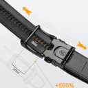 JUKMO 1.5" (38mm) Leather Ratchet Belt for Men in Gift Box