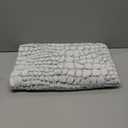 Self Warming Cat Bed, 24" x 18" Ultra Soft Cat Dog Pet Heating Pad for Indoor Outdoor, Non-Slip Heated Cat Mat Thermal Blanket (White)