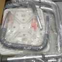 Medline Bath Bench Shower Seat with Padded Armrests, Ideal for Bathtubs, Robust Support up to 350 lbs., Comfortable and Durable (White)