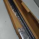 Ivilon Drapery Window Curtain Rod - End Cap Style Design 1 Inch Pole. 72 to 144 Inch Color Black