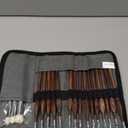 Golden Maple Miniature Paint Brushes Drybrush18PCS Micro Detail Paint Brush Set, Small Fine Detail Model Brushes for Acrylics, Watercolors & Paint by Number, Figurine  Cocoa Brown