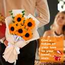 300Pieces Sunflower Color Pipe Cleaners with 20Pieces Flower Stems, Pipe Cleaner Crafts for DIY Art and Craft Projects Creative Gift Party Decorations, Chenille Stems