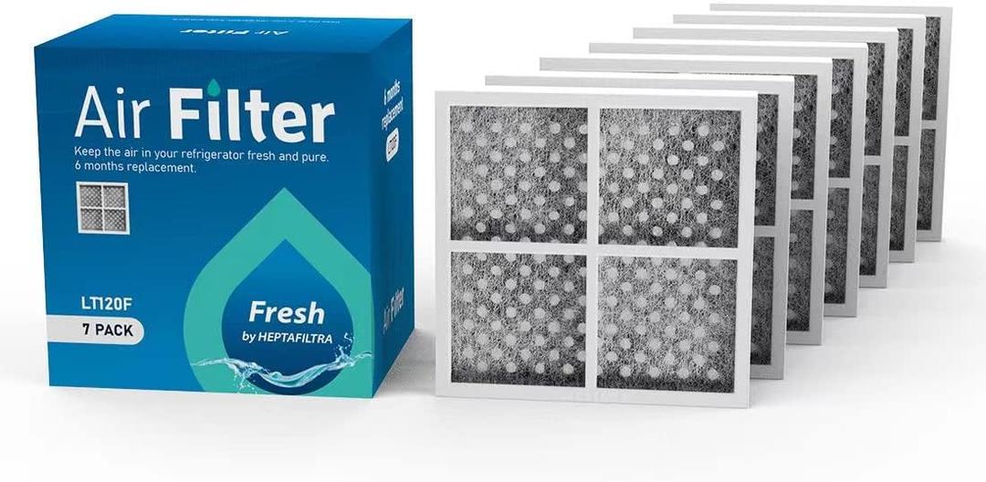 7 Pack LT120F Replacement Refrigerator Air Filter Compatible with LG Kenmore Elite Replace 46-9918, 469918