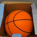 Silent Basketball Size 7 (29.5"), Airless Indoor Basketball for Quiet Dribbling Training, High-Bounce Foam Ball in Gift Box, Non-Compressed Packaging