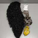 G&T Wig Headband Wigs for Black Women Wet and Wavy Headband Wig Curly Wave Synthetic Wigs Glueless Heat Resistant Long Wigs for Daily Party Use (24 inches)