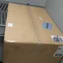 SportPet Airline Compliant X-LARGE 32.25" Travel Dog Kennel-Durable Plastic Airline Pet Carrier w/Removable Wheels & Food Bowls, Collapsible Indoor/Outdoor Dog Kennel, Dogs up to 32"L & 23"H-Dark Gray