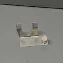 Hair Dryer Holder, Hair Dryer Holder Wall Mounted, Self Adhesive Blow Dryer Holder, Stainless Steel Dyson Hair Dryer Holder, Hairdryer Holder for Bathroom BANJEKT (Silver 1)