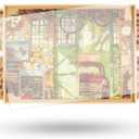 ALL4JIG 1500 Piece Rotating Puzzle Board with Drawers and Cover,25"x34"Portable Wooden Jigsaw Puzzle Table for Adults Portable,Lazy Susan Spinning Puzzle Boards Birthday Gift for mom (Medium)