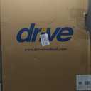 Drive Medical Aluminum Rollator Fold Up and Removable Back Support, Padded Seat with 7.5-Inch Casters, Red