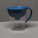 Brita Metro Water Filter Pitcher with SmartLight Change Indicator, BPA-Free, Replaces 1,800 Plastic Water Bottles a Year, Lasts Two Months, Includes 1 Filter, Small - 6-Cup Capacity, Turquoise