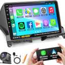 4G+64G Android 13 Car Radio Stereo with Wireless Carplay Android auto for Mercedes Benz C-Class C180 C200 C230 C250 C300 C350 W204 S204 2006-2011, 9'' QLED Touch Screen GPS WiFi 8 Core Head Unit