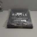 Motivational Office Wall Decor Inspirational Success Canvas Wall Art Hustle Posters Prints Entrepreneur Quote Wall Picture Paintings 3 Pieces Artwork Home Bedroom Framed Easy to Hang, Black (36Wx16H)