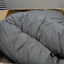Modern Grey blanket combines lightweight breathable warmth 