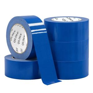 QILIMA 5-Pack Blue Duct Tape, Professional Grade Duct Tape for Photographers, Industrial, Professional Use, 2 Inch X 30 Yards, 5 Rolls Blue