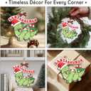 9 x Cute Dinosaur Ornaments 2025, Funny Animal Gifts for Men and Women, Wooden Ornaments for Christmas Decorations, Dinosaur Gifts for Adults, Boys, Girls, Teens, Friends, Family