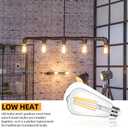 12-Pack Vintage 7W ST58 LED Edison Light Bulbs 60W Equivalent, 850Lumens, 3000K Soft Warm White, E26 Base LED Filament Bulbs, CRI90+, Antique Glass Style Great for Home, Bedroom, Office, Non-Dimmable