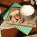 Aira Soy Candles - Organic, Kosher, Vegan, Tin Candle w/Therapeutic Grade Essential Oil Blends - Hand-Poured 100% Soy Candle Wax - Paraffin Free, Burns 60+ Hours - Apple Cinnamon - 8 Ounces