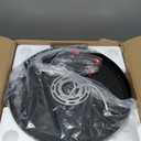 Black Flush Mount Ceiling Light Fixtures, 2-Light Ceiling Mount for Farmhouse with Seeded Glass Lampshade, Industrial Flush Mount Light Fixture Farmhouse for Hallway, Kitchen, Entryway and Foyer