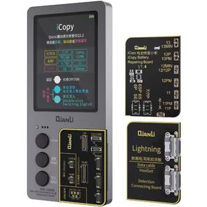 YouEn Tech Qianli 3IN1 iCopy Plus 2.2+ Version for iPhone 7to11 Read Write LCD, Vibrator & 6to14pm Battery Transfer Data EEPROM Programmer & Lighting Board Repair Set