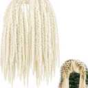 15 Pcs Dried Amaranthus Hanging Flowers, 23 Inch Preserved Amaranth Stems for Wedding Arch Decor, Floral Garland, Vase Display, Wall Hanging, Dried Flower Arrangement (Ivory)