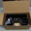 ZCCZ Matte Black Bathroom Accessory Sets, 4 Pieces Bathroom Accessories Complete Set Vanity Countertop Accessory Set, Includes Lotion Dispenser Soap Pump, Tumbler, Toothbrush Holder and Tray