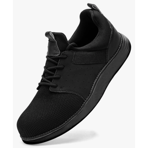CLOAKA Men's Shoes Steel Toe Shoes for Men Mesh Slip On Work Casual Safety Walking Puncture Proof Sneakers 41