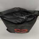 Riding Lawn Mower Cover, Upgrade Heavy Duty 600D Waterproof Polyester Oxford Tractor Cover UV & Dust & Water Resistant, Universal Fit Decks up to 54" with Drawstring & Storage Bag (Black and Grey)