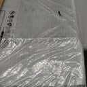 Greenstell Laundry Hamper with lid, No Install Needed, 110L Wicker Laundry Baskets Foldable 2 Removable Liner Bags, 2 Section Clothes Hamper Handwoven Rattan Laundry Basket with Handles, Gray