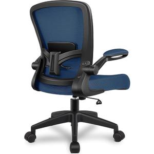 FelixKing Office Chair, Ergonomic Desk Chair Breathable Mesh Chair with Adjustable High Back Lumbar Support Flip-up Armrests, Executive Rolling Swivel Comfy Task Computer Chair for Home Office