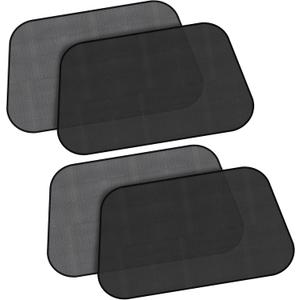 EcoNour Side Window Shades for Baby-4 Pack | Side Window Sunshade for Kids | UV Protection Sun Shades for Kids | Fits Most Camper, Bus, Van, RV, Minivan, Truck, MPV & SUV | X-Large (26"x16")