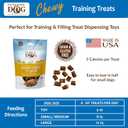 Exclusively Dog Chewy Training Treats Savory Chicken Flavor Grain Free Gluten Free, 100% sourced and Made in The USA, 6 oz. (EXP 02/01/26)