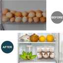 MesRosa Egg Holder for Fridge,Automatically Rolling Egg Storage Container for Refrigerator,Egg Organizer for Fridge with Lid,Clear Plastic Dispenser, Tray & Box -3 Layer