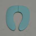 Jool Baby Folding Travel Potty Training Seat for Toddlers, Fits Round & Oval Toilets, Non-Slip Suction Cups, Includes Free Travel Bag (Aqua)