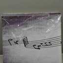 NAN Wind Modern Music Posters Beating Stretched and Framed Music Notes Decor Paintings on Canvas Wall Art Ready to Hang for Living Room Bedroom Home Decorations 3Pcs (12X12 Inch)