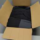 BDK PolyPro Car Seat Covers Full Set in Charcoal on Black  Front and Rear Split Bench for Cars, Easy to Install Cover Set, Accessories Auto Trucks Van SUV