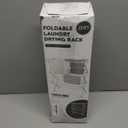 2026 Enhanced Clothes Drying Rack | Foldable Drying Rack Clothing for Laundry | Small Collapsible Portable Dryers for Laundry | Use for Indoor & Outdoor | White 37.5"x29"x12"