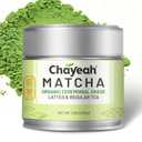 CHAYEAH, Jade Select Matcha  Organic Ceremonial Grade Matcha Green Tea Powder for Lattes & Everyday Matcha, First Harvest (1.06 oz Tin) (EXP 08/01/27)