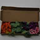 Ouddy Decor 8 Bundles Artificial Hibiscus Flowers for Outdoors Decoration, Faux Silk Flowers Bouquet UV Resistant Fake Plants for Garden Porch Patio Vase Box Planter Indoor Outdoor Home Decor, Mixed (Multi Color)