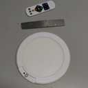 Wireless Closet Lights Motion Sensor - No Wiring Rechargeable Ceiling Light Night Light Indoor, Battery Operated Led Lights for Bedroom with Remote, Living Room Bathroom Home & Kitchen Decor Lighting (1 Pack, Multicolor)