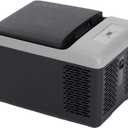 Alpicool C9PT Portable Car Freezer Cooler, 12 Volt Car Refrigerator, 10 Quart Fast Cooling, with 12/24V DC and 100-240V AC for Outdoor, Camping, RV, Truck (Black&Grey), 10qt