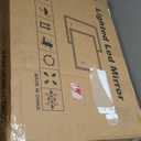 24W LED Bathroom Mirror, Smart Bathroom Mirror with 3 Color Infinite Dimming, Wall Mounted Anti-Fog Mirrors with Time & Temperature Display for Washrooms, Toilets, Hotels (23.62x31.5in)