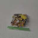 270 Pieces Cute Jungle Animal Keychains Safari Animals Party Favors Zoo Animals Key Ring Decoration with Thanks Kraft Tags and White Organza Bags for Birthday Party Favor