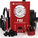 Smoke Machine Automotive with Pressure Gauge, F02 Pro EVAP Built-in Air Pump, Smoke Leak Detector Tester for Car & All 12V DC Vehicles in Vacuum, Fuel Diagnostic Pipe System, (Oil Not Included)