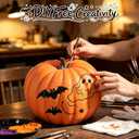 LFF 10.3"x12.8" Large Orange Fake Pumpkin Fall Halloween Thanksgiving Decor