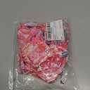 RoseSeek Women's Leopard Floral String Starfish Metal Swimsuits (Pink, M)