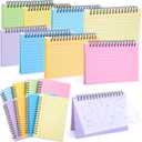 Koogel 400PCS Index Cards, 4x6 Colored Ruled Index Cards with Rings for Back to School, Flashcards Heavy Note Card with Waterproof Covers for Studying Learning School College Office Supplies, 8 Colors (Multicolor)