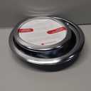 4 Pack Chrome Drip Pans, Compatible with Whirpool Kenmore Frigirate Stove Top Drip Bowls. Include 2 Pcs 6'' Range Replacement Drip Pans and 2 Pcs 8 '' Cooktop Drip Pans (Frigidaire, Silver)